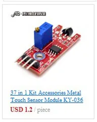37 в 1 комплект аксессуаров модуль Датчик температуры и влажности DHT11 DHT-11