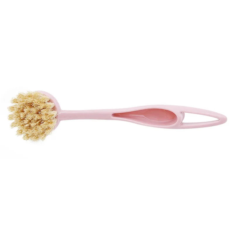 

2 Colors Creative High Temperature Resistance Brush Strong Decontamination Dishes Brush Cleaning Pot Brush Kitchen Tools