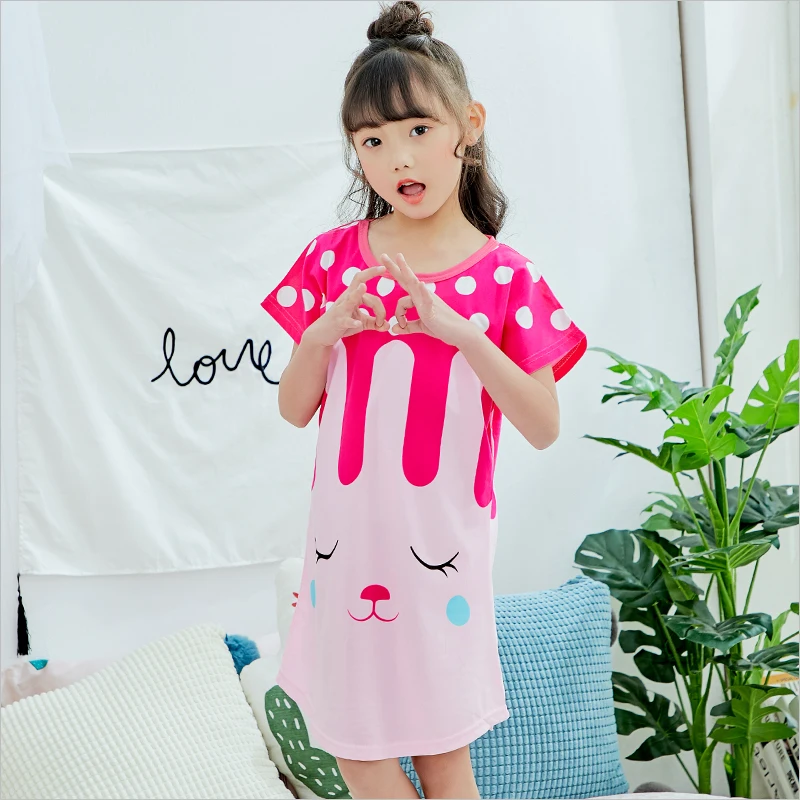 Buy Children Clothing Summer Dresses Girls Baby Pajamas Cotton Princess