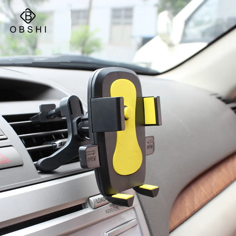 

No Magnetic Car Phone Holder For Samsung S10 Plus E Smartphone Stand Mount Car Holder For Phone in Car Cell Telephone Holders