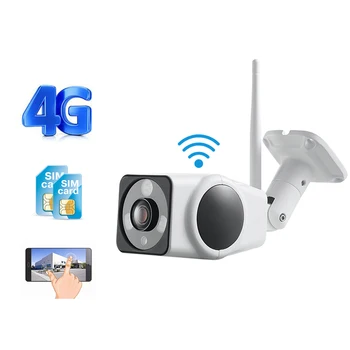 

IP Camera WiFI 1080P 720P HD Sim Card 4G 3G GSM Bullet Camera Outdoor Wireless Security Surveillance CCTV Onvif P2P SD Card