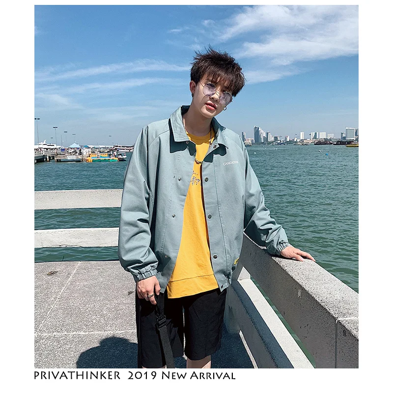 Privathinker Men Tiger Streetwear Bomber Jacket 2019 Mens Spring Hip Hop Jackets And Coats Male Korean Style Fashion Windbreaker