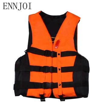 

Adjustable Waist tight and loose Professional life jackets adult children fishing clothes, swimboat rafting vest diving