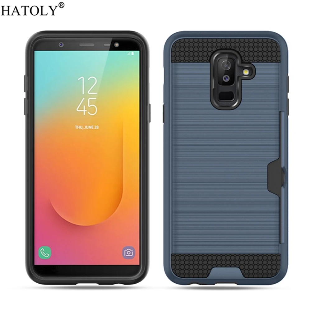 sFor Case Samsung Galaxy J8 2018 Cover Armor Silicone Rubber Hard Phone