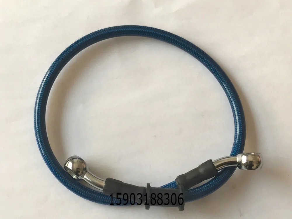 

AN3 Brake Clutch Oil Hose Motorcycle Brake Lines Pipes 70cm Length Stainless Steel Braided Brake Hose