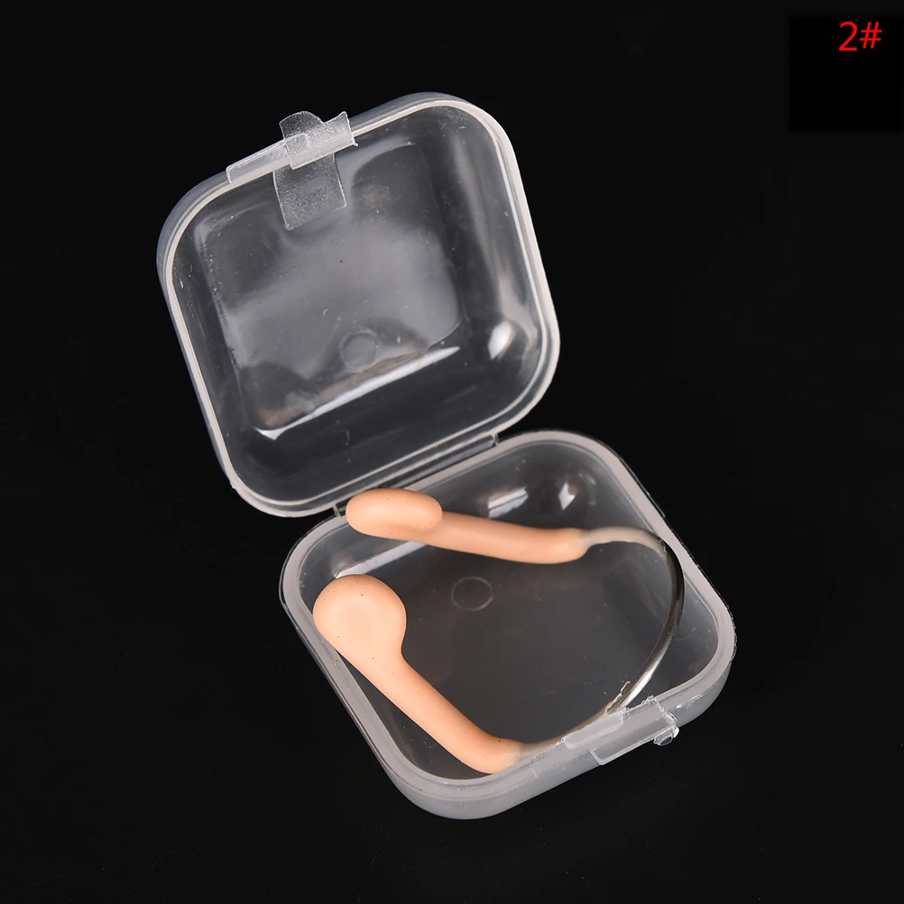 Swimming Durable No-skid Soft Silicone Steel Wire Nose Clip For Swimming Diving Water Sports