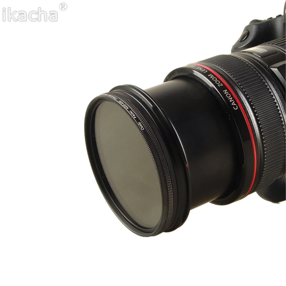 Slim Adjustable Neutral Density ND2-400 Filter for Canon Nikon Camera Lens (1)