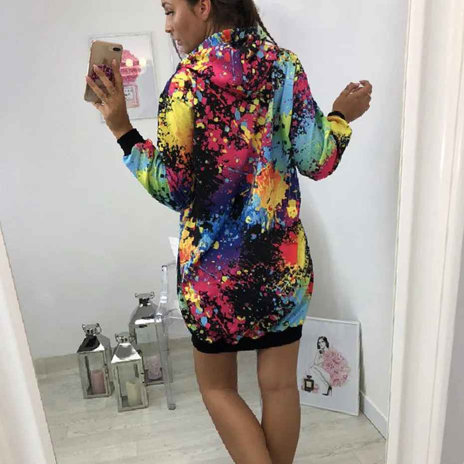 Autumn Print Long Sweatshirt Women Clothes Streetwear Personality Fleece Long Sleeve Pullover Femme Hip Hop Loose Hoodies (5)