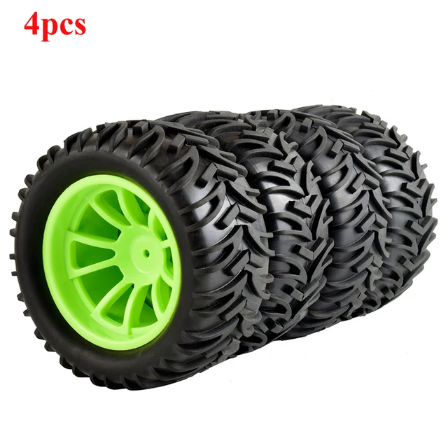 Best Price 4Pcs/lot HSP Tire Diamater 122MM Wheel for 1/10 RC Model Cars Big Feet/Monster Truck/Off-Road Buggy Cars 94111 HPI Toys