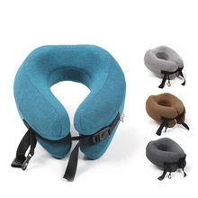 U-образная подушка с памятью, хлопковая подушка для шеи, u-образная подушка, декоративная подушка для вождения детей, товары для путешествий, игрушки, подарки