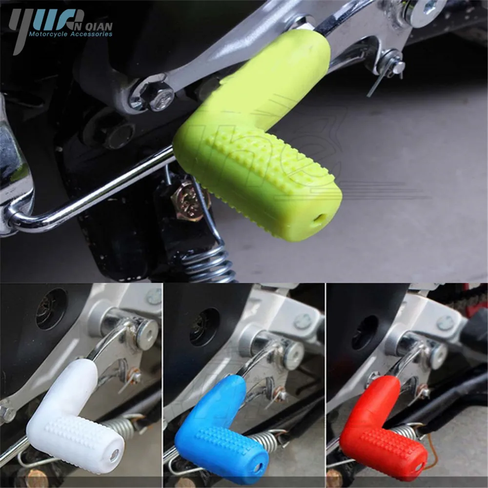 YUANQIAN New Rubber Shift Sock Boot and Shoe Protector Shift Cover Clips FOR kawasaki suzuki honda yamaha ducati Triumph KTM