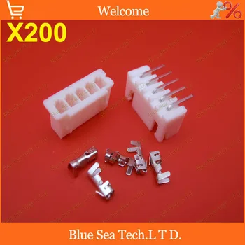 

200 sets 5 Pin XH 90 angle bend Pin Connector 2.54mm XH-5P Kits for PCB/Automotive/electronic circuit ect.Free Shipping