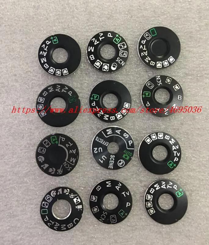

NEW turntable Top cover button mode dial For Canon FOR EOS 600D 7D 5D mark II 5D2 5DSR 5DS 7D mark II 70D 80D Camera