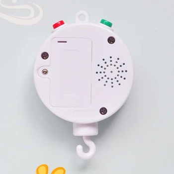 

35 Songs Rotary Baby Mobile Crib Bed Bell Toy Battery-operated Music Box Newborn Bells Crib Toy For Baby fun Rattles Mobiles toy