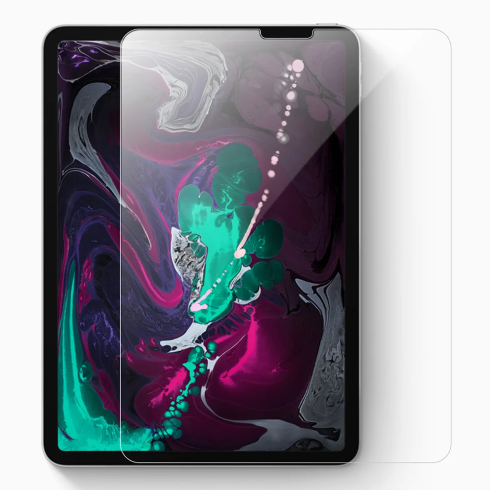WOWCASE Tempered Glass For iPad Pro 2018 11 inch Screen Protection Film Blue&Clear HD 9H Scratch Proof Blue Light Filter Case WOWCASE Tempered Glass For iPad Pro 2018 11 inch Screen Protection Film Blue&Clear HD 9H Scratch Proof Blue Light Filter Case