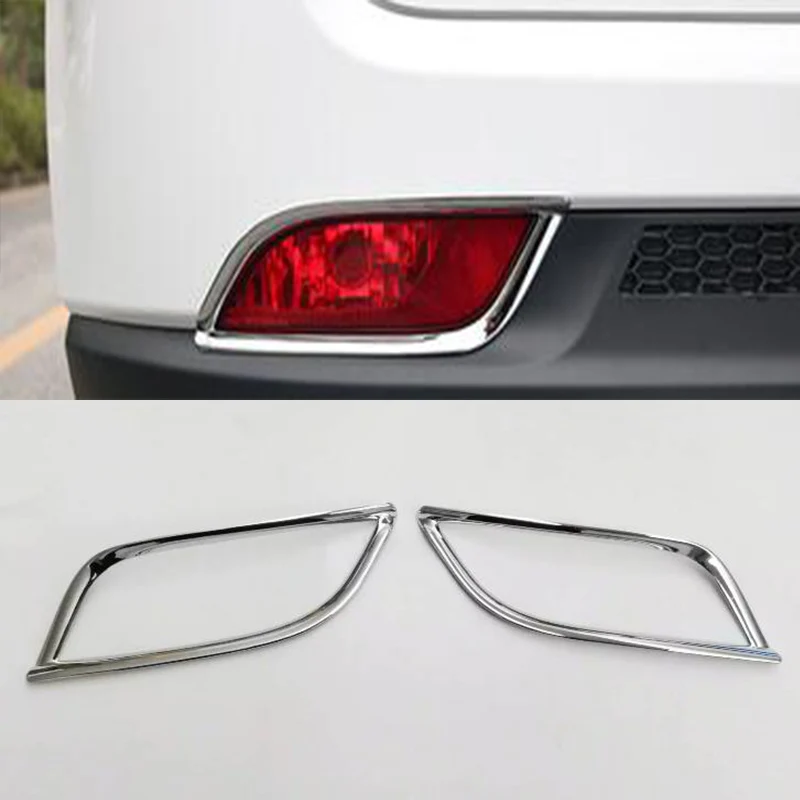 1 Pair Car Styling Rear Fog Light Cover For Jeep Compass 2017 2018 ABS