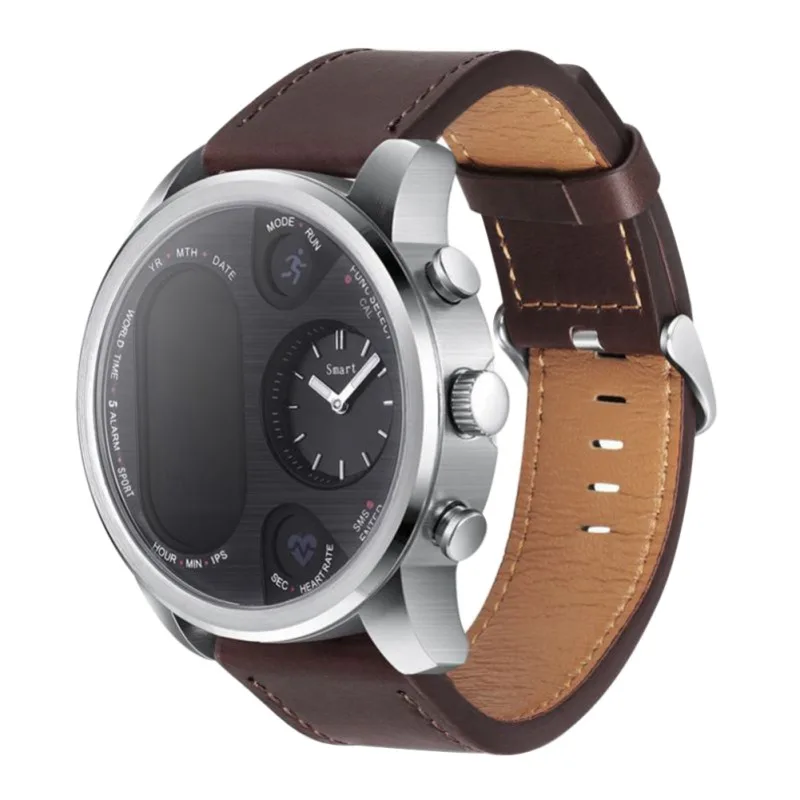 

Men Smart Watch T3 Color Screen Dual Display Smart Wristband Business Intelligence Activity Tracker IP68 Waterproof Bracelet