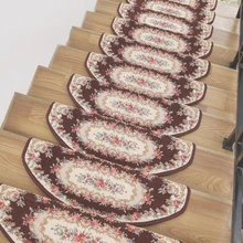 13 шт./компл. цветочный лестница мат нескользящий коврик коврики для лестниц лестничные ступени протектор коврики силиконовая подошва без клея самоклеящиеся