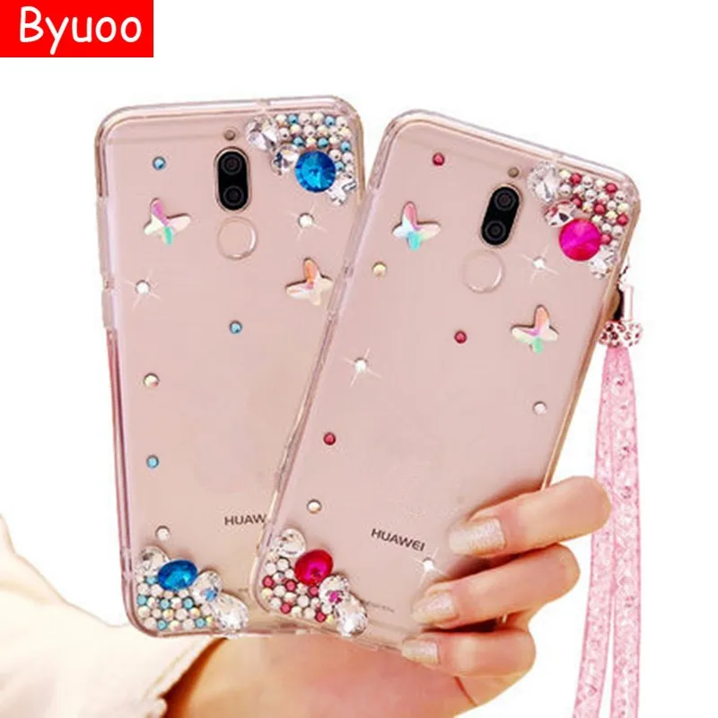 Чехол для Huawei Mate 10 Lite Nova 2i 2s 3D Bling Diamond Diy чехол honor 7C 7A Pro y7 Prime y9 y6 2018 P Smart 2019 |