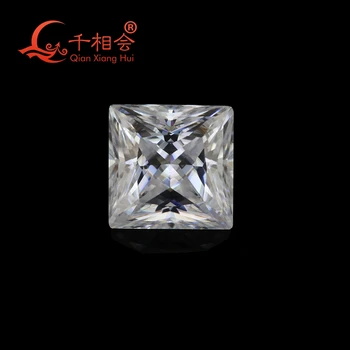 5-12mm DF GH IJ color white square shape diamond cut Sic product moissanites loose gem stone qianxianghui 1 item image