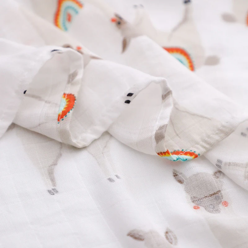 Бамбуковое муслиновое детское одеяло для новорожденных, детское банное полотенце, мягкое детское одеяло