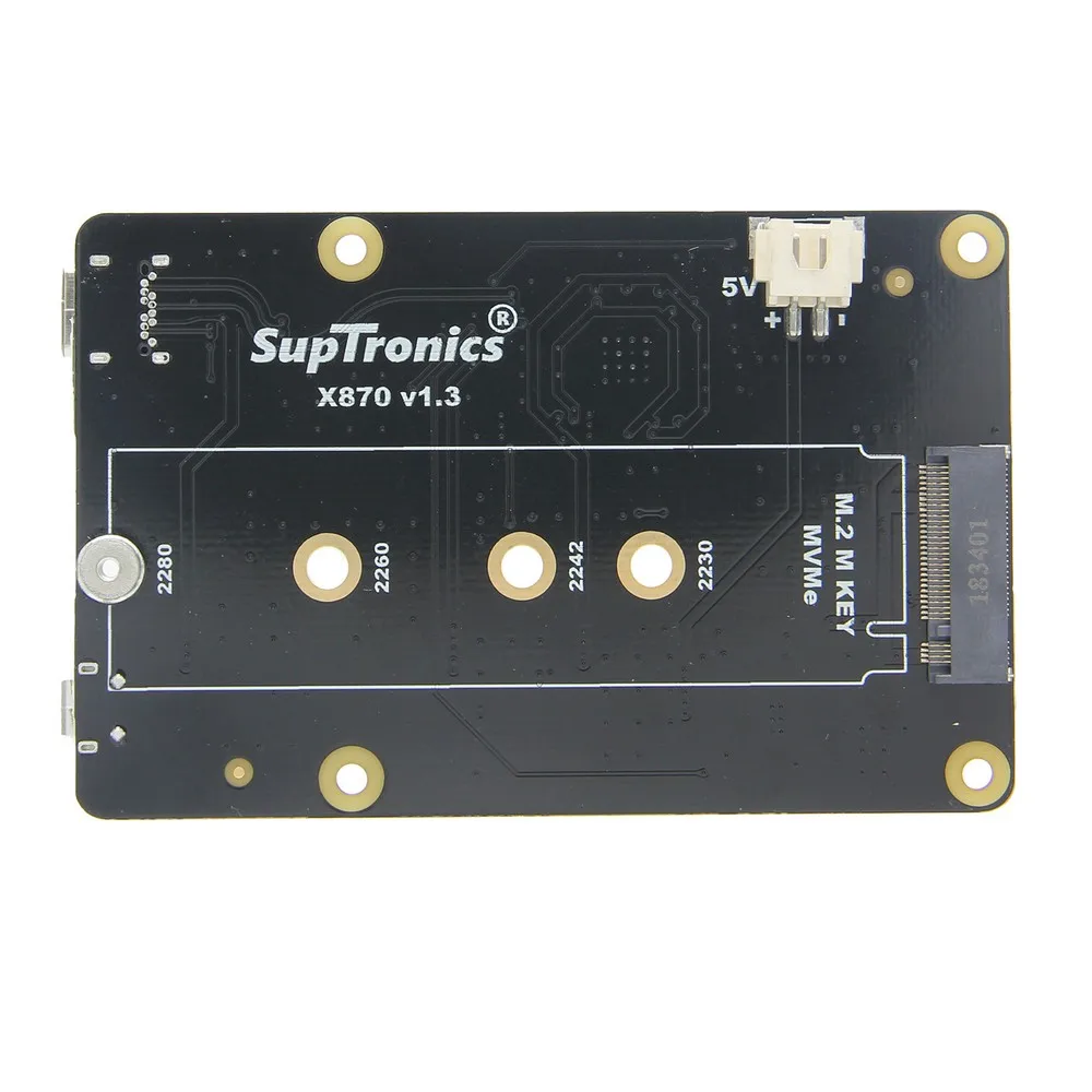  Raspberry Pi X870 NVMe M.2 2280/2260/2242/2230 SATA SSD Schild X870 Expansion Board für Raspberry p