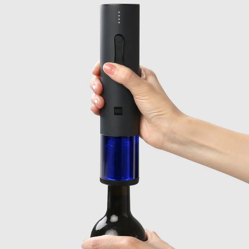 

Xiaomi Mijia Huohou Automatic Red Wine Bottle Opener Electric Corkscrew Foil Cutter Cork Out Tool For Xiaomi Smart Home Kits