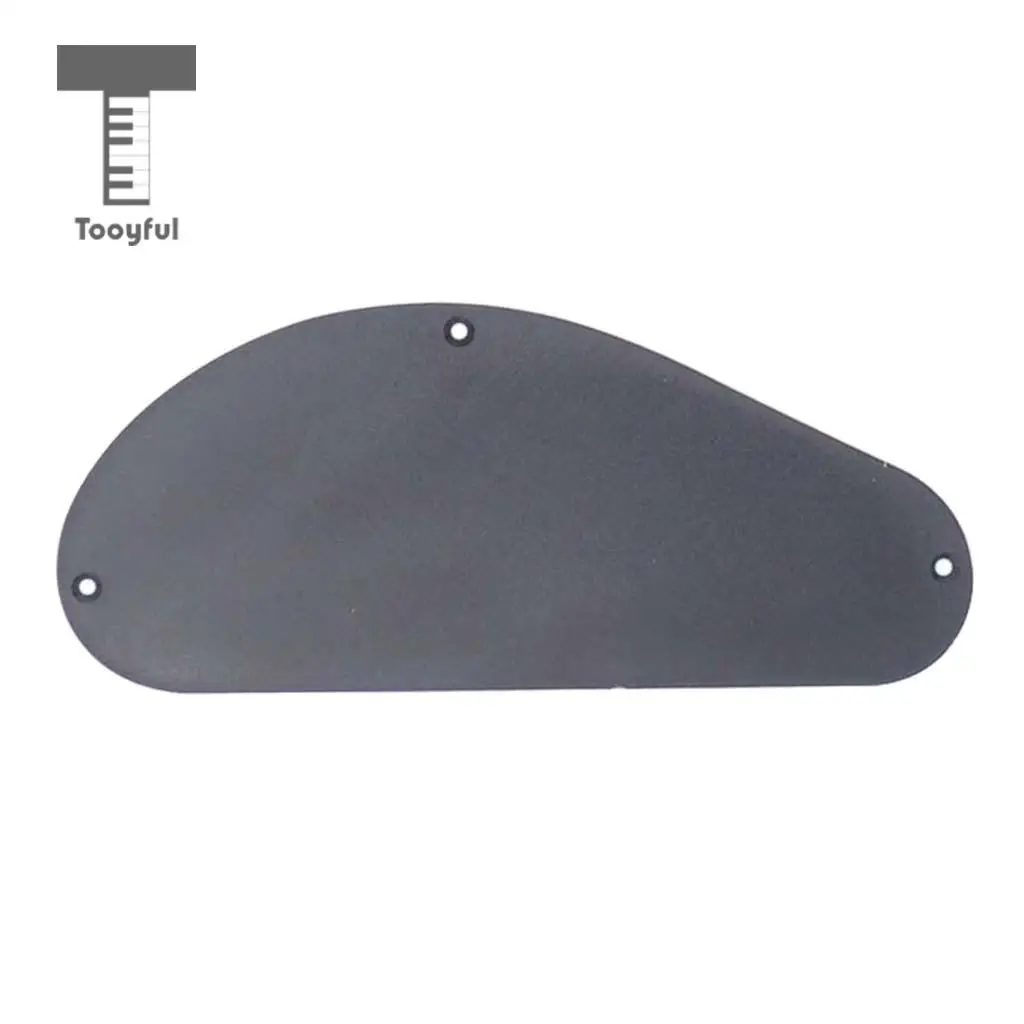 Tooyful Sand Grinding Guitar Pickguard Cavity Cover Back Plate for Guitar Bass Accessory Black