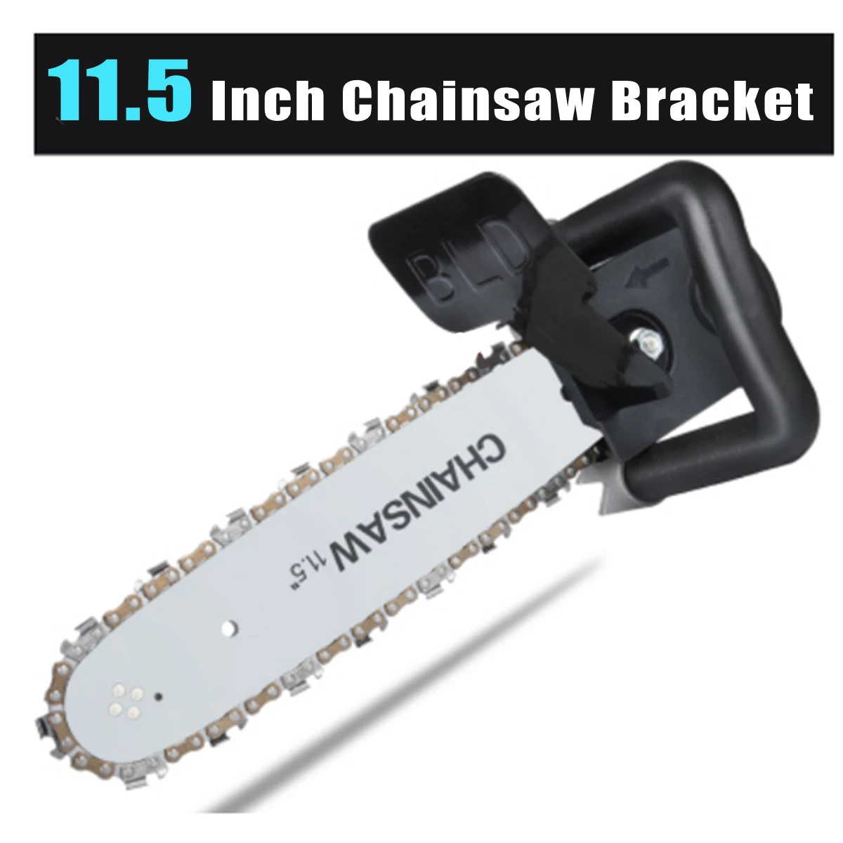 

Drillpro Upgrade Electric Saw Parts 11.5 Inch Chainsaw Bracket Changed 100 125 150 Angle Grinder Into Chain Saw Woodworking Tool