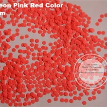 Неоновый розовый красный цвета устойчив к растворителям circledot формованные Блестки для ногтей гель лак для ногтей другое искусство украшения