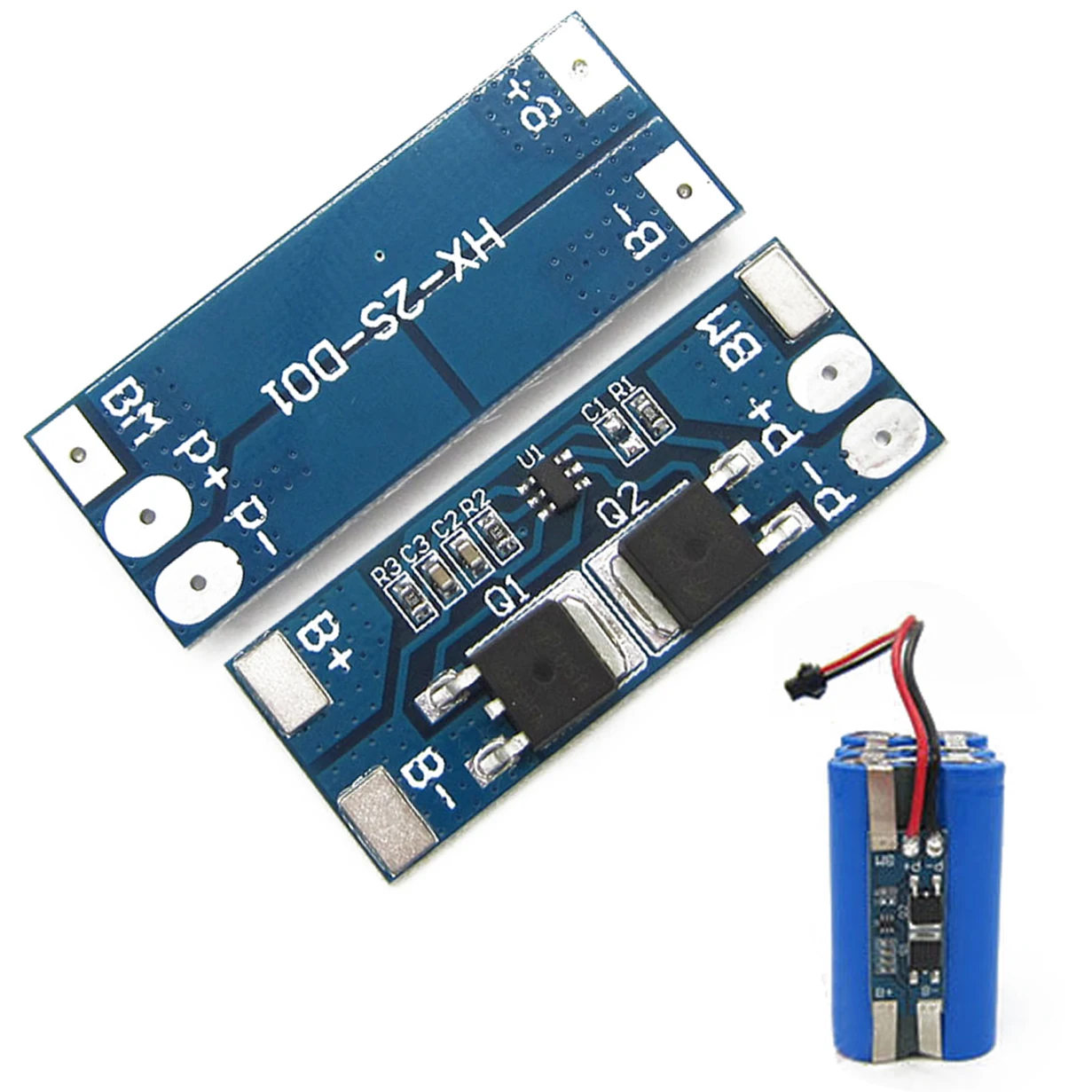 

1pc 2S 8A Protection Board 7.4V 8.4V Lithium LiPo Cell Li-ion BMS Battery Plate Over Charging/Short Circuit Protection