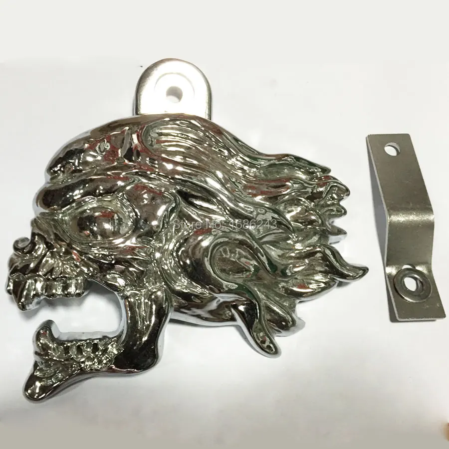 skull horn cover for harley davidson