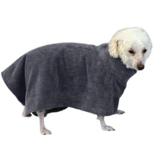 Симпатичный щенок собаки сушки Полотенца ванная для собак полотенца из ультратонкого волокна ПЭТ абсорбирующий душ для ванной комнаты Ночная рубашка в комплекте с купальным халатом одеяло для чистки