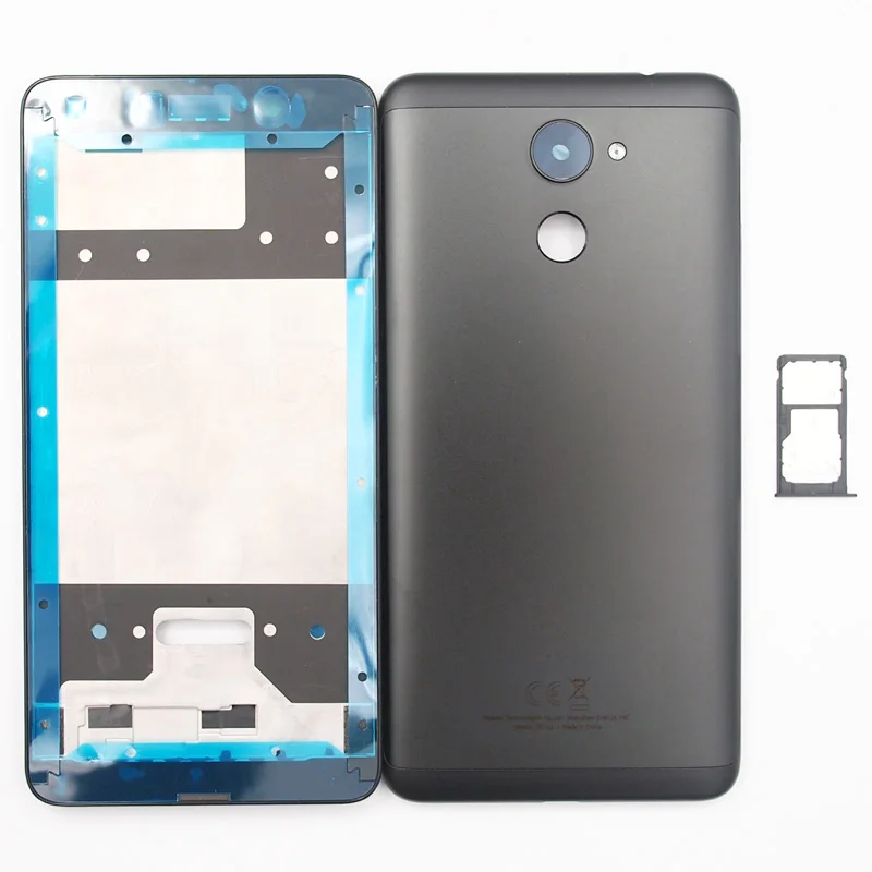 

BaanSam New Front Frame Battery Door Back Cover Housing Case For Huawei Enjoy 7 Plus/Y7 Prime/Holly 4 Plus With SIM Card Tray
