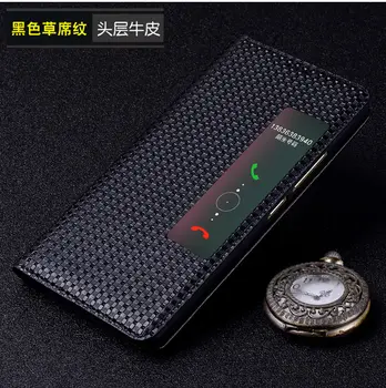 

Genuine leather Case Cowhide For Huawei P10 P10 Plus Protective Cover Phone shell For huawei p10 /p10 plus smart case.