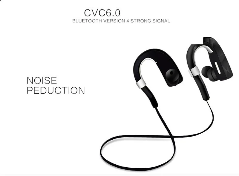 New Style Wireless Stereo 4.0 Bluetooth Headsets sweatproof Noise Cancelling with Microphone Earplugs Neckband type PE12 (12)