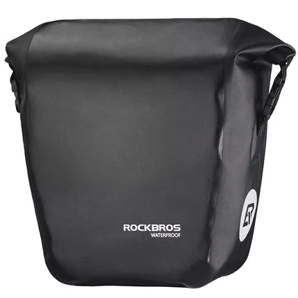 ROCKBROS сумка для велосипеда Водонепроницаемая задняя стойка для заднего сиденья сумка для велоспорта MTB сумка для багажника 10-18L Портативные Аксессуары для велосипеда - Цвет: Black