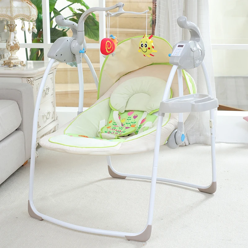 Детское кресло качалка с Bluetooth|baby bouncer|baby swing rockerbaby |