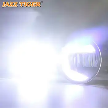 2-in-1 Functions Car LED Daytime Running Light Fog Lamp Projector For Toyota Corolla Camry Highlander RAV4 Fortuner Prius