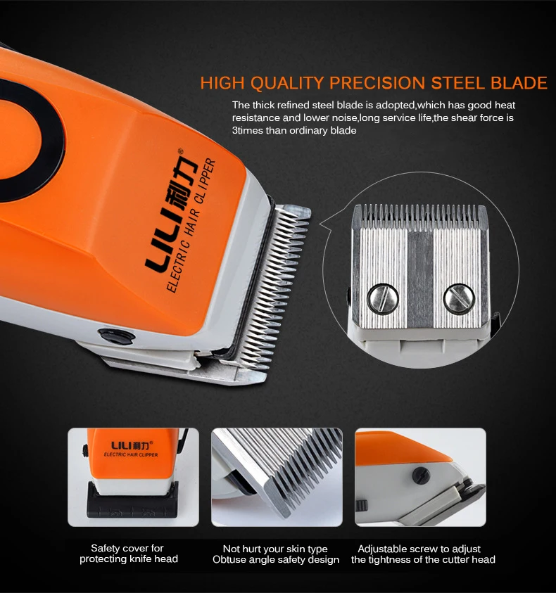 220V Barbeiro Cortar Cabelo Profissional Com Fio