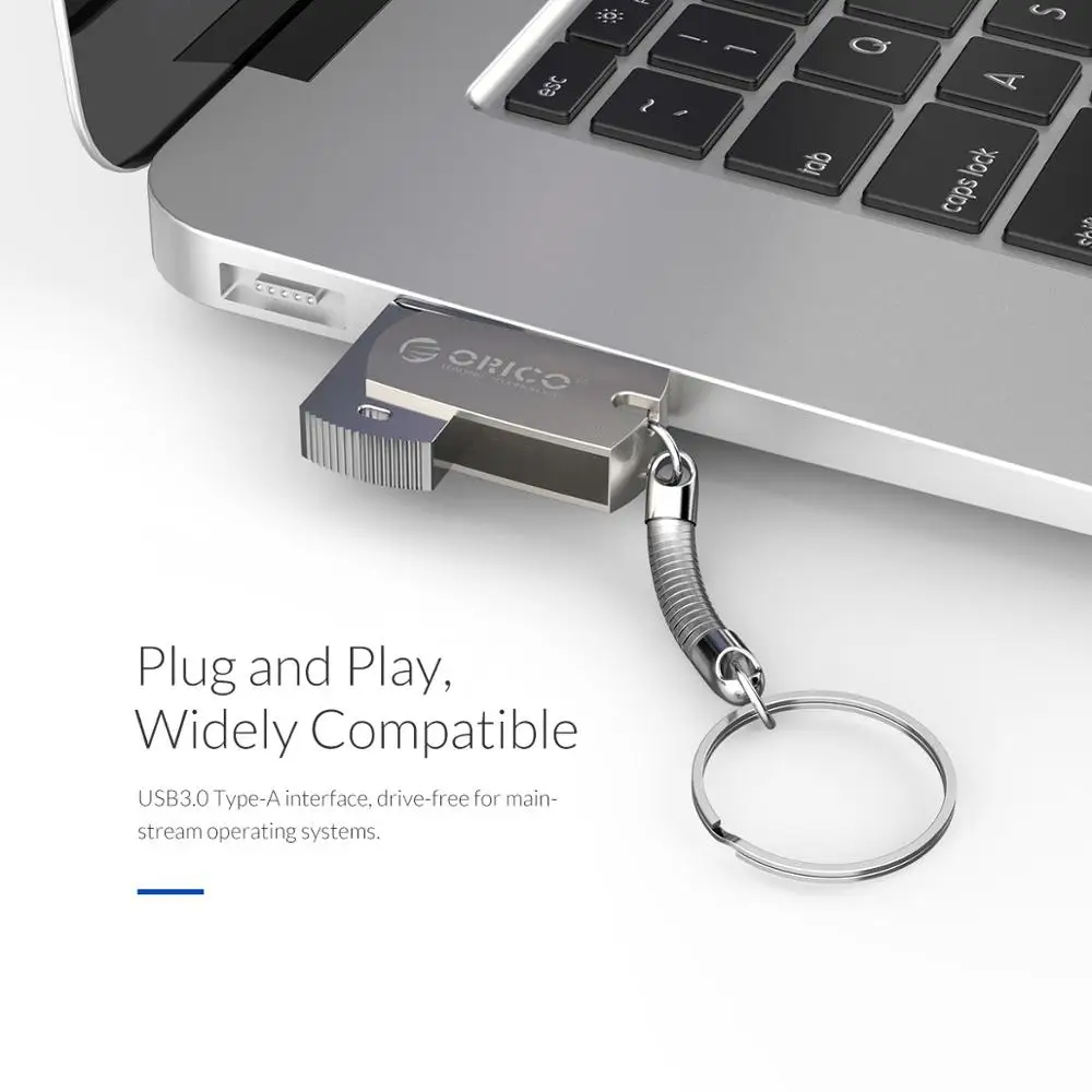 USB флеш накопитель ORICO 3 0 металлический с кольцом для ключей 64 ГБ 32 16 0|USB