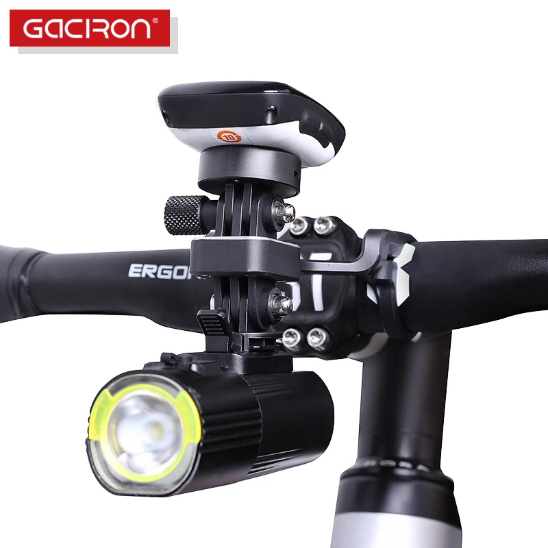 GACIRON Road Bike Multifunction Aluminum alloy Phone\Camera\Bicycle computer Holder Adjustable Handlebar Mount Bracket Extended цена GACIRON Road Bike Multifunction Aluminum alloy Phone\Camera\Bicycle computer Holder Adjustable Handlebar Mount Bracket Extended цены онлайн