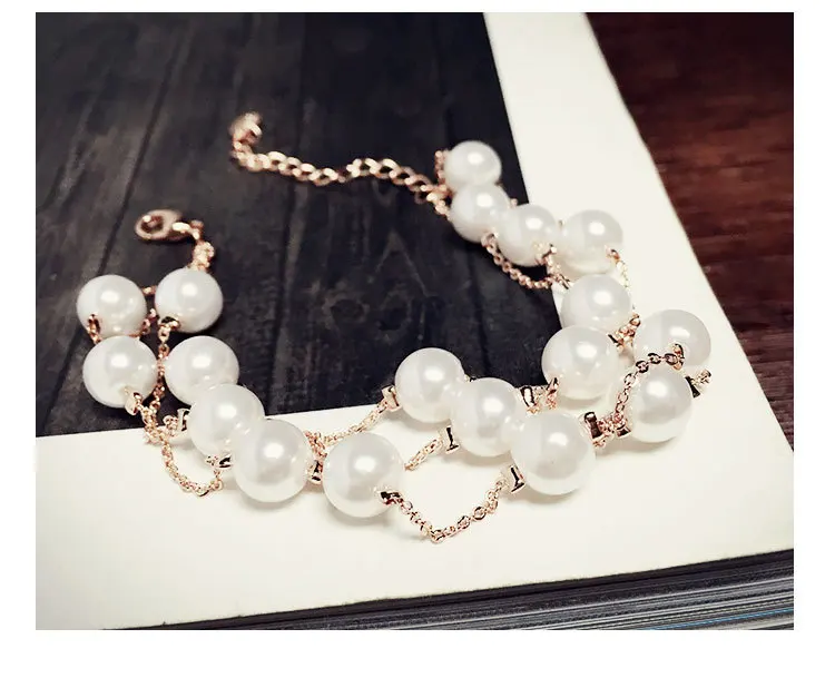 Simple-Sweet-Simulated-Pearl-Bracelets-For-Women-Fashion-Double-Layer-Gold-color-Jewelry-Bijoux-Cute-Bracelets (1)