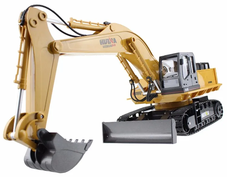 

11 channels Metal Version RC HUINA wireless remote engineering excavator toy