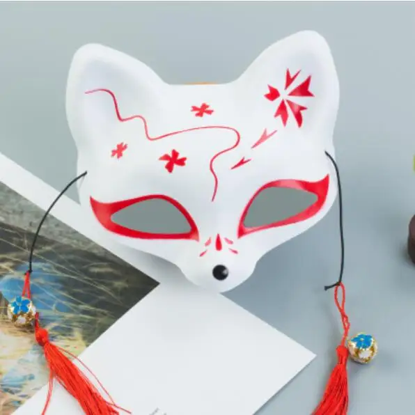 Косплей Аниме Нацумэ Yuujinchou cos Nyanko-sensei Хэллоуин вечерние Onmyoji лиса маска японские аксессуары мультфильм кошка маска - Цвет: Серый