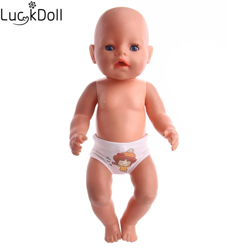 Luckdoll новые кукольные аксессуары мультфильм трусики подходят 43 см кукла, лучший подарок для детей