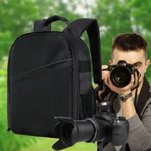 Upgrade Waterproof multi-functional Digital DSLR Camera Video Bag w/ Rain Cover SLR Camera Bag PE Padded for Photographer
