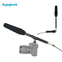 Новые Камера стерео микрофон для Canon/Nikon/Sony/видеокамеры Камера установлена ружье 3.5 мм ручной проводной Запись микрофон