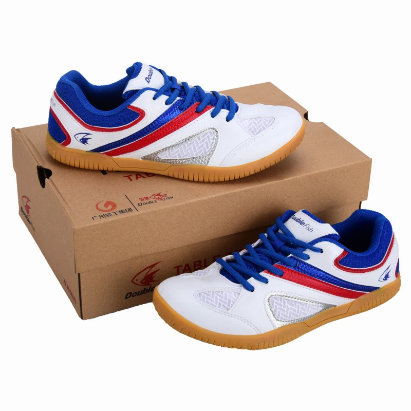 2019 Original Double Fish Cushioned Men Women Non-slip Breathable Badmiton Table Tennis Shoes Outdoor Sports Training Sneaker 2019 Original Double Fish Cushioned Men Women Non-slip Breathable Badmiton Table Tennis Shoes Outdoor Sports Training Sneaker