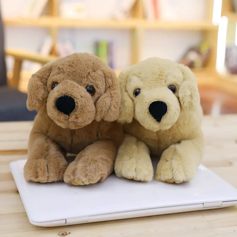 40cm 80cm Simulation Labrador Plush toy Stuffed Lifelike Dog Animals Toy Soft Dog Pillow Hug Message Pillow Office Gift for Her